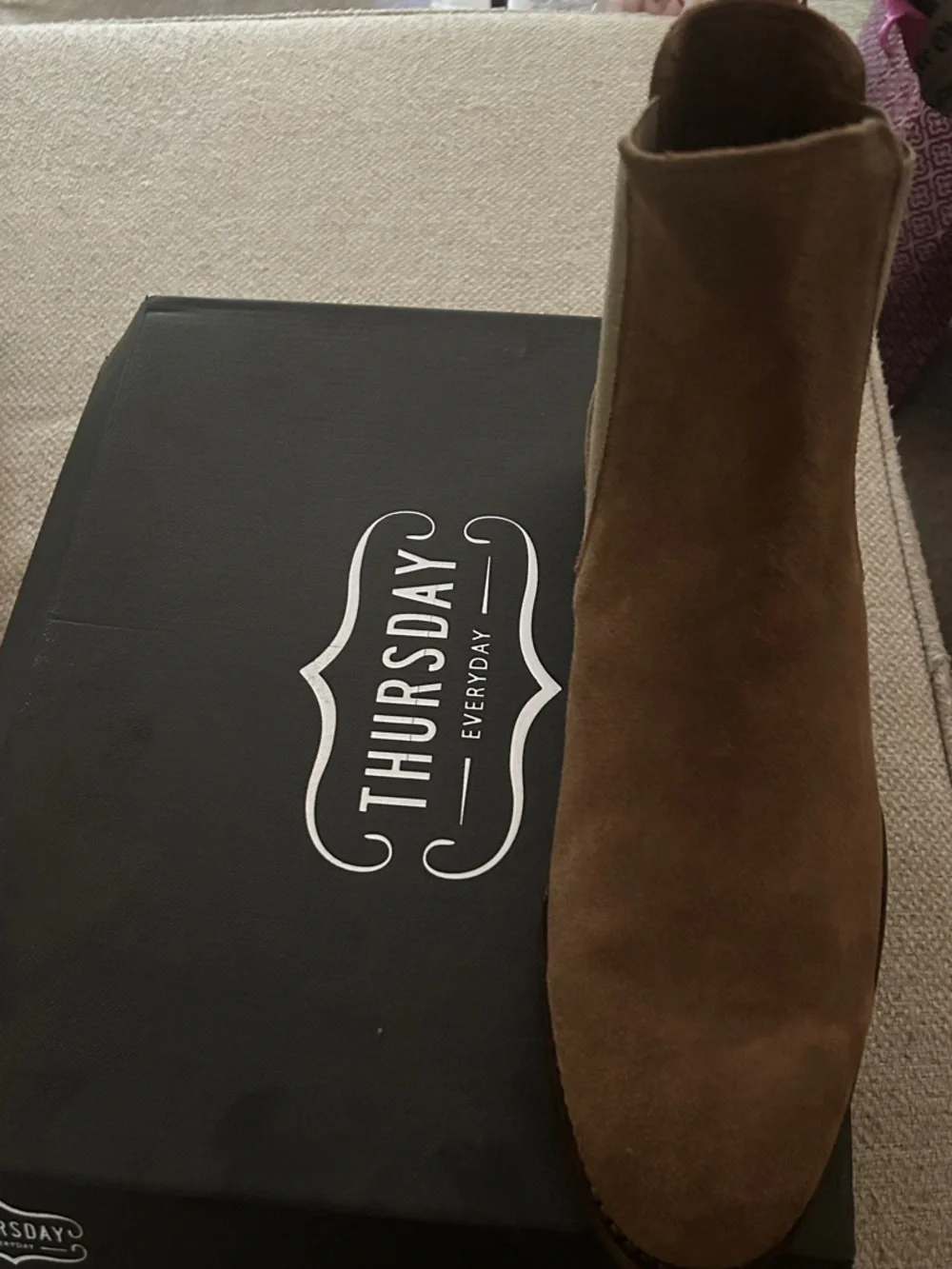 Thursday Boot Company Tan Suede Chukka Chelsea Boot